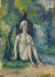 Bathers Sitting On The Water