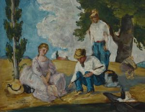 Picnic on a Riverbank