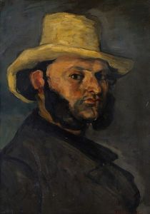 Gustave Boyer  in a Straw Hat