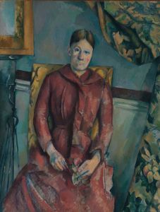 Madame Cézanne  in a Red Dress