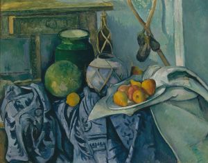 Still Life with a Ginger Jar and Eggplants