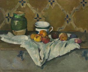 Still Life with Jar, Cup, and Apples