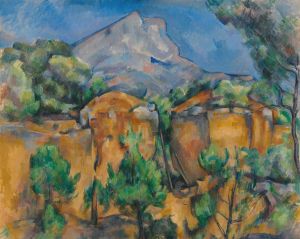 La Montagne Sainte-Victoire vue de la carrière Bibémus