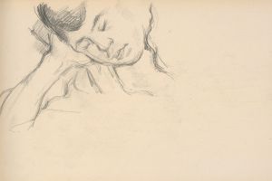 Figure Resting Head on Hand
