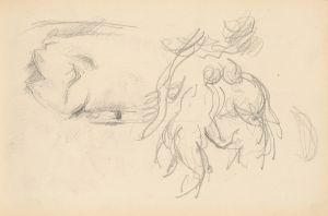 Women Bathers and a Roll of Paper