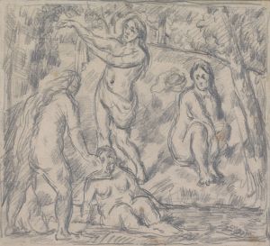 Study of Four Women Bathing
