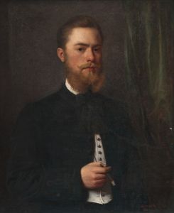 Portrait of a young man. Law student Gejza Bencúr