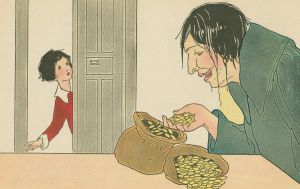The ogre counting his money