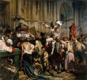 The Victors of the Bastille in Front of the Hôtel de Ville, July 14, 1789