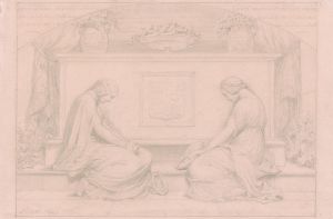 Mourners at a Tomb
