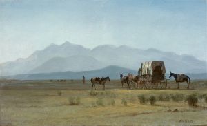 Surveyor’s Wagon in the Rockies