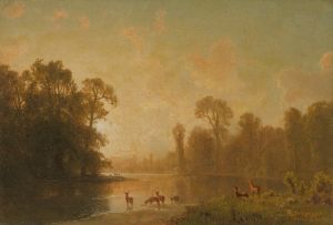 Twilight With Deer