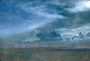 Landscape With Stormy Clouds