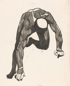 Anatomical study of the neck, arm and leg muscles of a man, Reijer Stolk