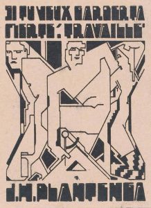 Ex libris van J.H. Plantenga