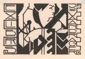 Ex libris van J. van der Ager