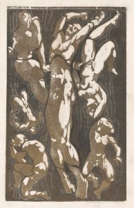 Compositie met zes menselijke figuren