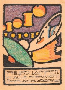 Ontwerp voor reclame voor `Philips Lampen’