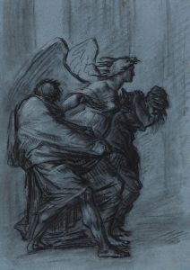 Etude pour La Justice et la Vengeance divine poursuivant le crime