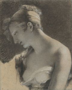 Head of a Woman; Study for ‘The Happy Mother’
