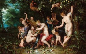 Nymphs Filling The Cornucopia