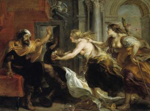 Tereus Confronted With The Head Of His Son Itylus