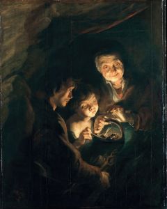 Old Woman with a Basket of Coal