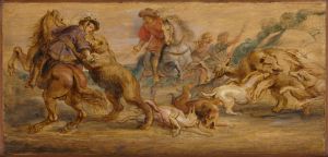 Study for ‘The Bear Hunt’