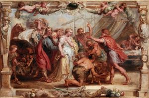 Briseis Given Back to Achilles