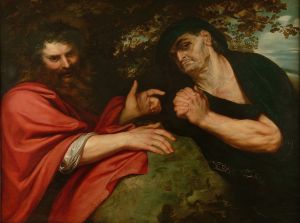 Democritus and Heraclitus