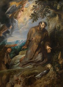 The stigmatisation of Saint Francis of Assisi
