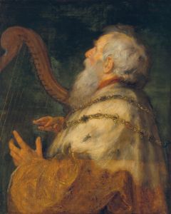King David Playing the Harp
