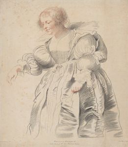Standing Young Woman
