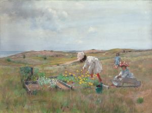 Gathering Flowers, Shinnecock, Long Island