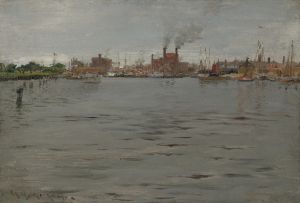Harbor Scene, Brooklyn Docks