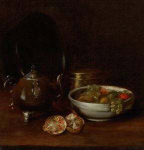 Still Life with Tea Kettle and Fruit