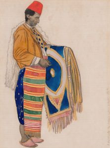 Costume design for ‘Aladin ou la Lampe Merveilleuse’; Le Marchand de tapis