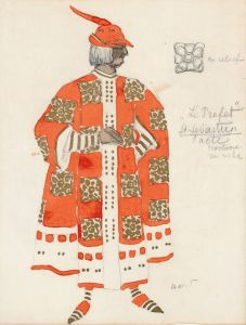 Costume Design For Act I Of The Martyrdom Of St. Sebastian