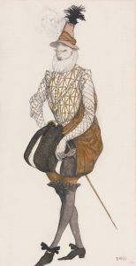 Costume Design For Prince Espagnol From The Ballet The Sleeping Beauty