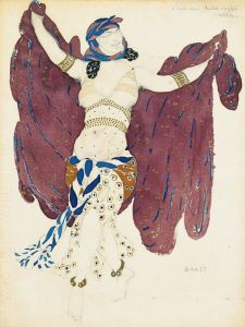 Costume Design For A Syrian Dancer In Cleopatra