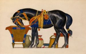 Cheval s’abreuvant