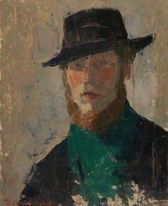Self Portrait in Black Hat