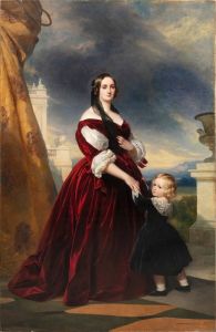 Portrait of the Countess Duchâtel  with her son, Vicomte Charles Tanneguy Duchâtel