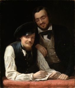 Selbstbildnis des Künstlers mit Bruder