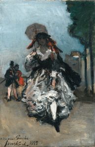 Young Woman With A Parasol