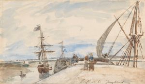 Aanlegsteiger te Honfleur