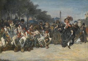 Le Marché aux fleurs, Boulevard Richard Lenoir, Paris