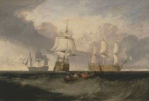 The Victory Returning from Trafalgar, in Three Positions