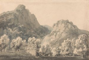 Waterfall of Lodore, Cumberland