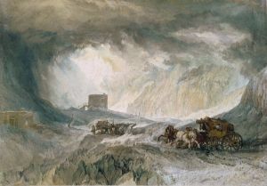 Snowstorm, Mont Cenis